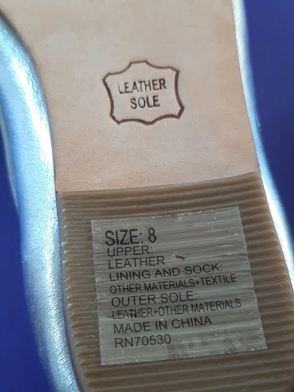 Janie And Jack Silver Shoes Size 8
